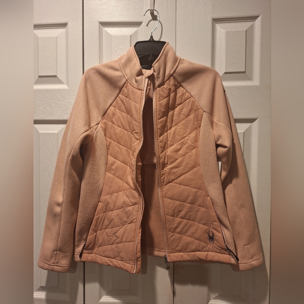 NWT Spyder Wmns Pink Fleece Sz MED, Water Resistant